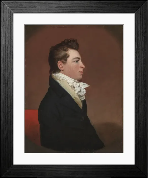 Framed Print : Portrait of a Man, ca. 1809. Creator: Jacob Eichholtz Framed Print : Portrait of a Man, ca. 1809. Creator: Jacob Eichholtz