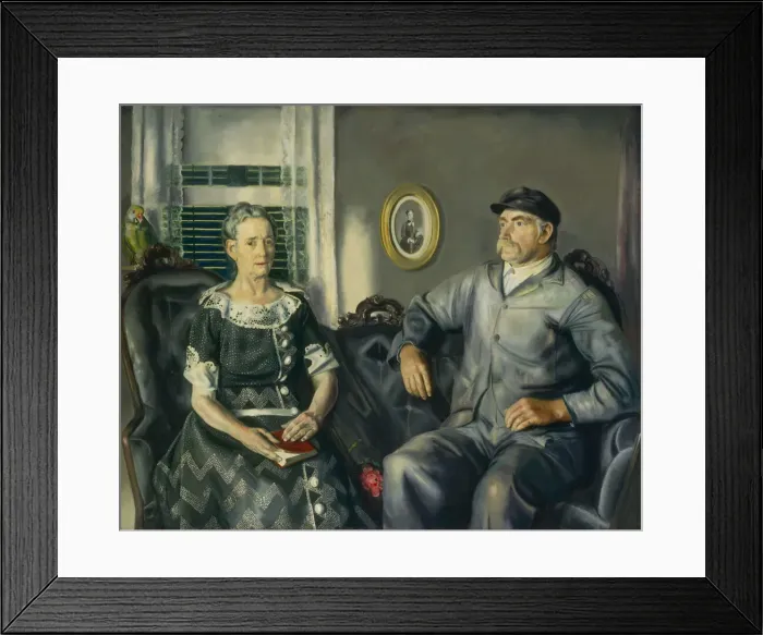 Framed Print : Mr. and Mrs. Phillip Wase, 1924. Creator: George Wesley Bellows Framed Print : Mr. and Mrs. Phillip Wase, 1924. Creator: George Wesley Bellows