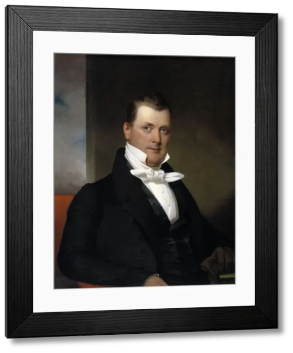 Framed Print : James Buchanan, 1834. Creator: Jacob Eichholtz Framed Print : James Buchanan, 1834. Creator: Jacob Eichholtz