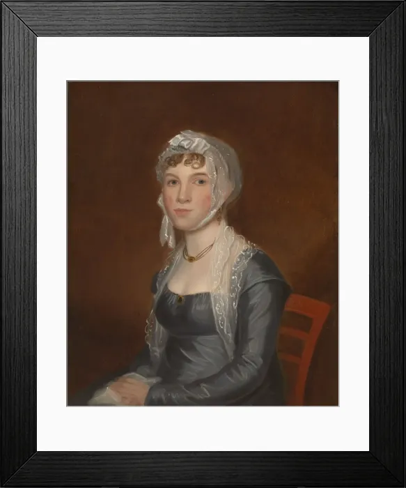 Framed Print : Rachel Bartholomew Davis, ca. 1815. Creator: James Alexander Simpson Framed Print : Rachel Bartholomew Davis, ca. 1815. Creator: James Alexander Simpson