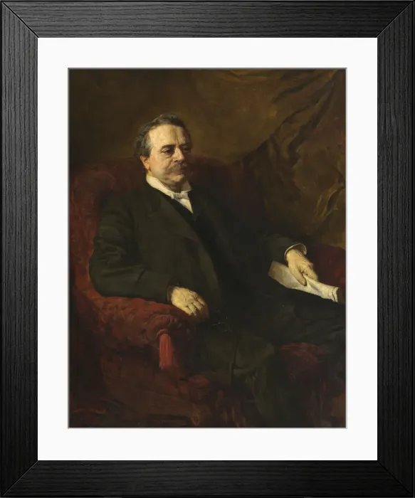 Framed Print : Julius Bien, 1886. Creator: George Da Maduro Peixotto Framed Print : Julius Bien, 1886. Creator: George Da Maduro Peixotto