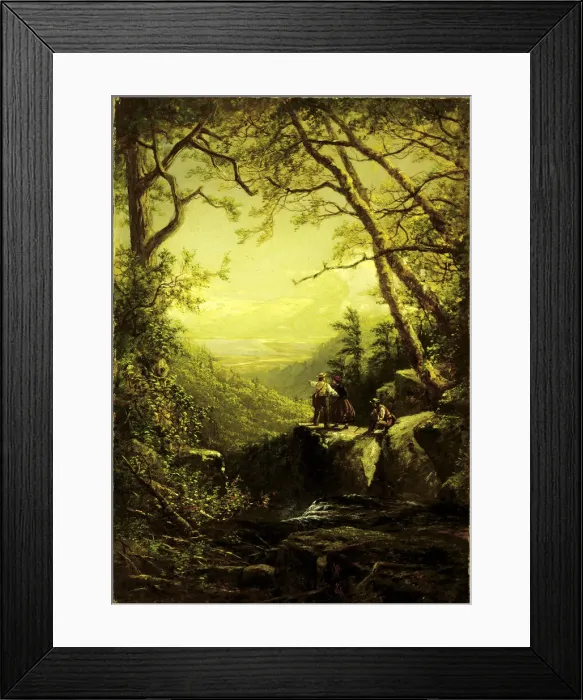 Framed Print : Kaaterskill Clove, January 1865, 1865. Creator: James David Smillie Framed Print : Kaaterskill Clove, January 1865, 1865. Creator: James David Smillie