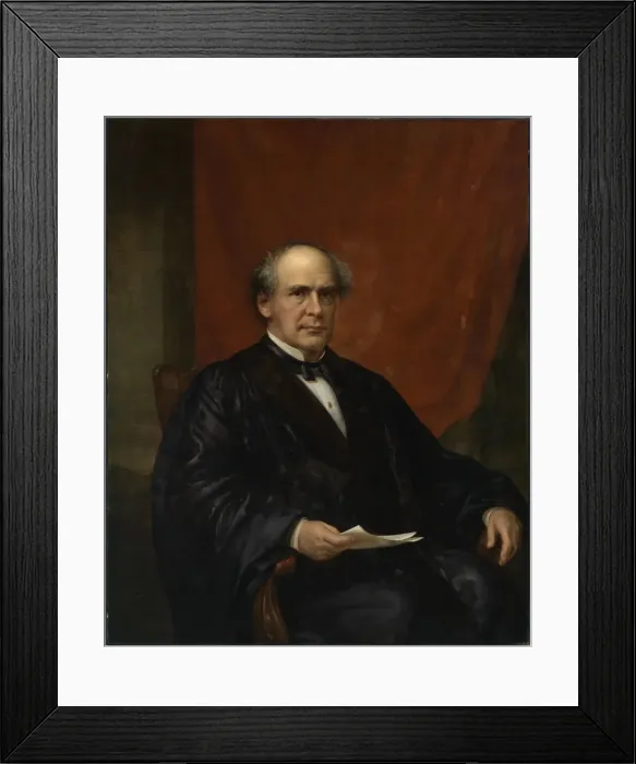 Framed Print : Salmon P. Chase, c. 1864-1873. Creator: James Reid Lambdin Framed Print : Salmon P. Chase, c. 1864-1873. Creator: James Reid Lambdin