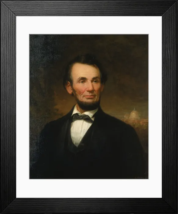 Framed Print : Abraham Lincoln, 1916. Creator: George H. Story Framed Print : Abraham Lincoln, 1916. Creator: George H. Story