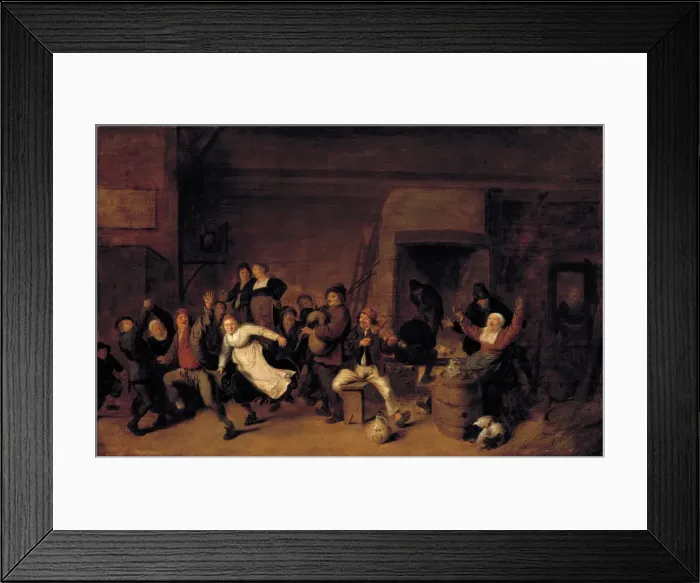 Framed Print : Festive Scene, ca. 1650. Creator: Jan Miense Molenaer Framed Print : Festive Scene, ca. 1650. Creator: Jan Miense Molenaer
