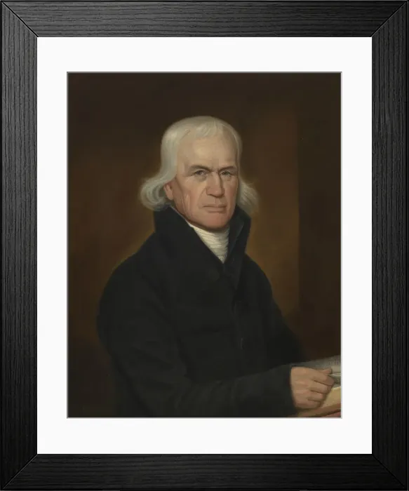 Framed Print : Francis Asbury, 1813. Creator: John Paradise Framed Print : Francis Asbury, 1813. Creator: John Paradise
