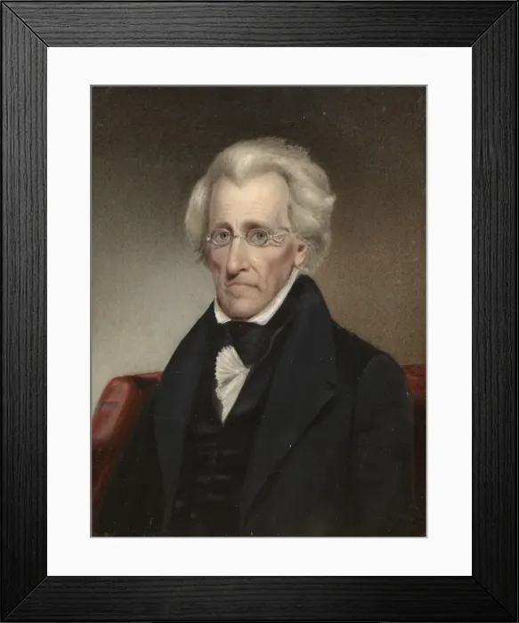 Framed Print : Andrew Jackson, 1840. Creator: James Tooley Framed Print : Andrew Jackson, 1840. Creator: James Tooley