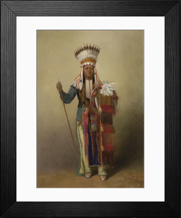 Framed Print : Minimic, c. 1878. Creator: James Wells Champney Framed Print : Minimic, c. 1878. Creator: James Wells Champney