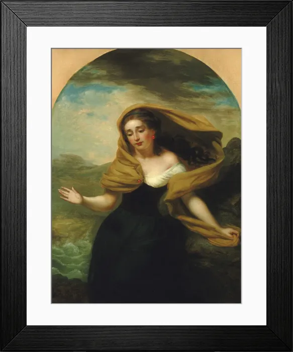 Framed Print : Miranda (from The Tempest'), 1856. Creator: George Henry Hall Framed Print : Miranda (from The Tempest'), 1856. Creator: George Henry Hall