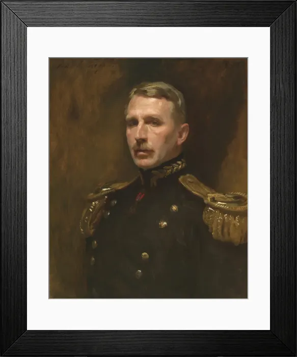 Framed Print : Leonard Wood, 1903. Creator: John Singer Sargent Framed Print : Leonard Wood, 1903. Creator: John Singer Sargent