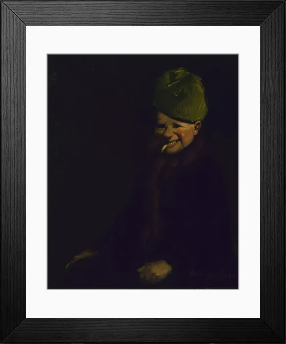 Framed Print : New Years Shooter, 1917. Creator: George Benjamin Luks Framed Print : New Years Shooter, 1917. Creator: George Benjamin Luks