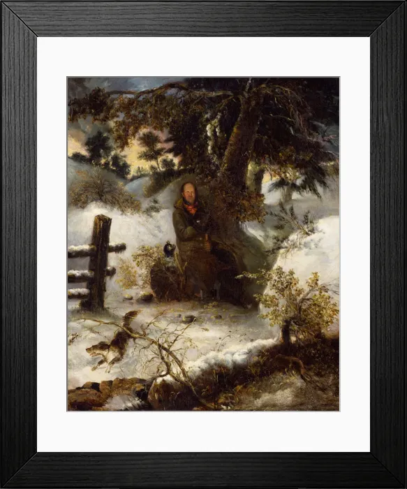 Framed Print : The Woodchopper, 1838. Creator: George Loring Brown