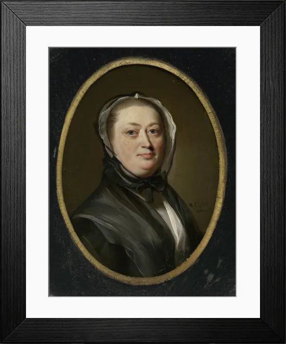 Framed Print : Lydia Henchman Hancock, 1766. Creator: John Singleton Copley Framed Print : Lydia Henchman Hancock, 1766. Creator: John Singleton Copley