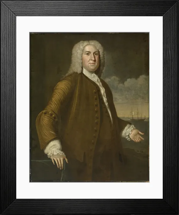 Framed Print : Peter Faneuil, c. 1742. Creator: John Smibert Framed Print : Peter Faneuil, c. 1742. Creator: John Smibert