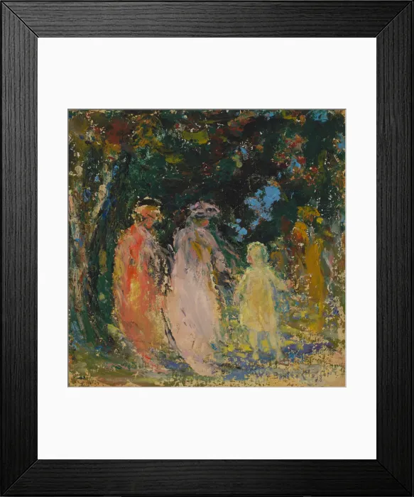Framed Print : The Woodland Way, late 19th-early 20th century. Creator: William Baxter Palmer Closson Framed Print : The Woodland Way, late 19th-early 20th century. Creator: William Baxter Palmer Closson