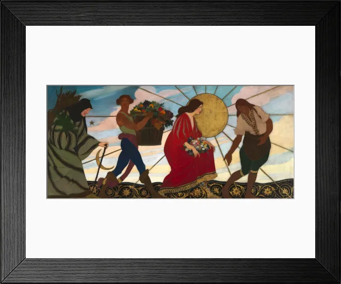 Framed Print : The Four Seasons, 1923. Creator: William Clarke Rice Framed Print : The Four Seasons, 1923. Creator: William Clarke Rice
