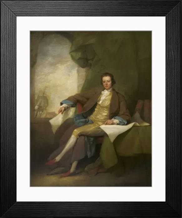 Framed Print : Samuel Blodget, c. 1784. Creator: John Trumbull Framed Print : Samuel Blodget, c. 1784. Creator: John Trumbull