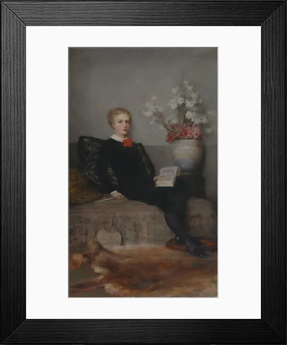 Framed Print : James Buchanan Johnston, 1881. Creator: Harper Pennington Framed Print : James Buchanan Johnston, 1881. Creator: Harper Pennington