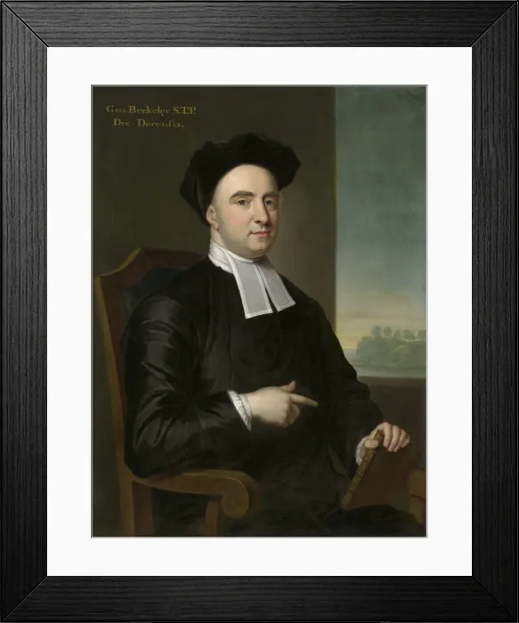 Framed Print : Bishop George Berkeley, (1727?). Creator: John Smibert Framed Print : Bishop George Berkeley, (1727?). Creator: John Smibert