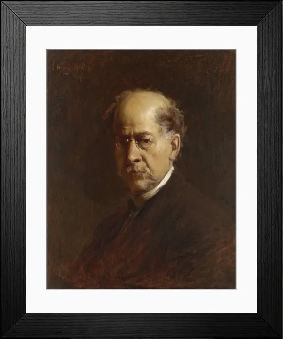 Framed Print : Henry Mosler Self-portrait, 1907. Creator: Henry Mosler Framed Print : Henry Mosler Self-portrait, 1907. Creator: Henry Mosler