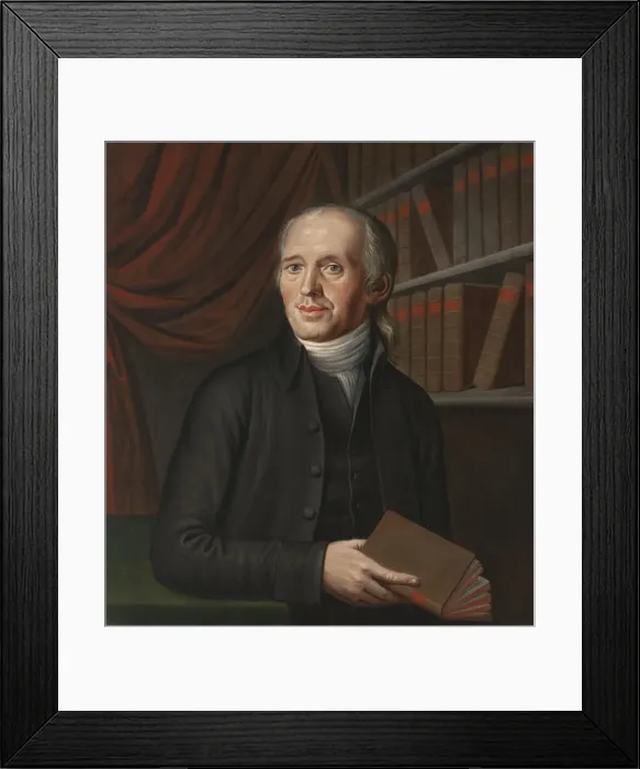 Framed Print : Reverend Justus Henry Christian Helmuth, c. 1795. Creator: John Eckstein Framed Print : Reverend Justus Henry Christian Helmuth, c. 1795. Creator: John Eckstein