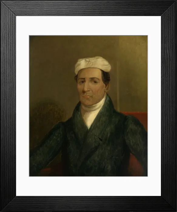 Framed Print : Catahecassa, c. 1830-1833. Creator: Henry Inman Framed Print : Catahecassa, c. 1830-1833. Creator: Henry Inman