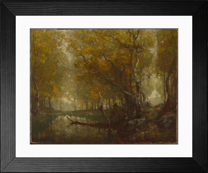 Framed Print : Bradburys Mill Pond, no. 2, 1903. Creator: Henry Ward Ranger Framed Print : Bradburys Mill Pond, no. 2, 1903. Creator: Henry Ward Ranger
