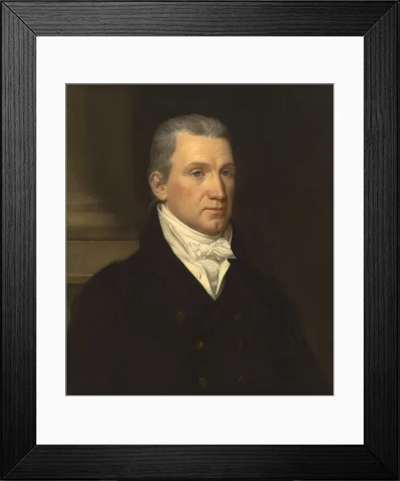Framed Print : James Monroe, 1816. Creator: John Vanderlyn Framed Print : James Monroe, 1816. Creator: John Vanderlyn