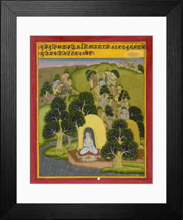 Framed Print : A page from a Book of Dreams / Omens, ca. 1720. Creator: Unknown Framed Print : A page from a Book of Dreams / Omens, ca. 1720. Creator: Unknown
