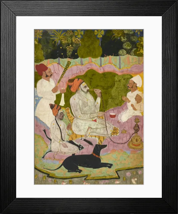 Framed Print : Gosain Kirpal Girji, ca. 1720. Creator: Unknown Framed Print : Gosain Kirpal Girji, ca. 1720. Creator: Unknown