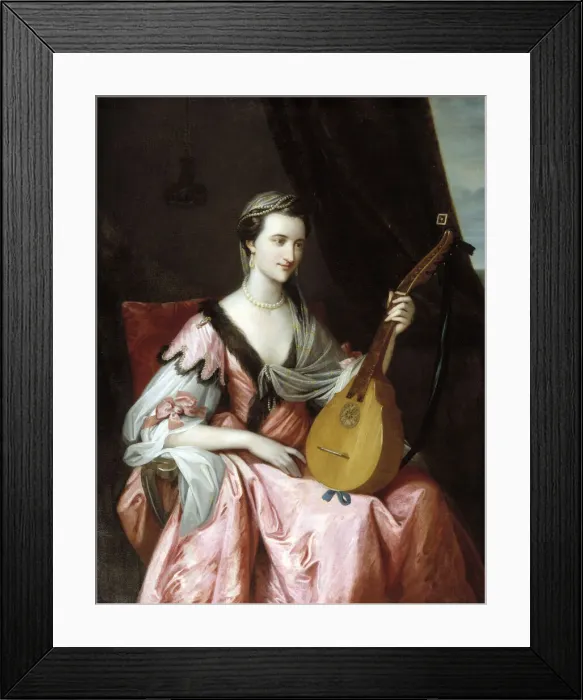 Framed Print : Mary Hopkinson, ca. 1764. Creator: Studio of Benjamin West Framed Print : Mary Hopkinson, ca. 1764. Creator: Studio of Benjamin West