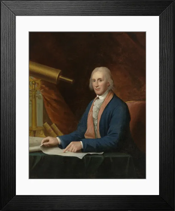 Framed Print : David Rittenhouse, 1796. Creator: Charles Willson Peale Framed Print : David Rittenhouse, 1796. Creator: Charles Willson Peale