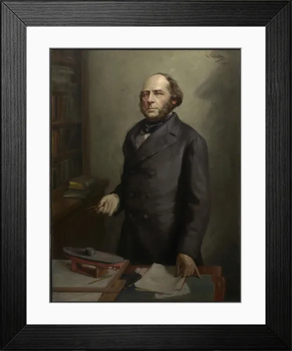Framed Print : John Ericsson, 1912. Creator: Arvid Frederick Nyholm