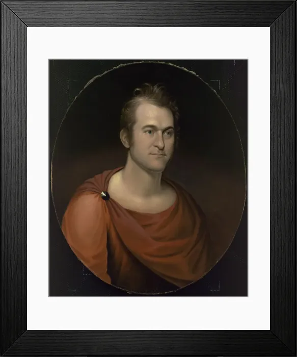 Framed Print : William Wirt, c. 1809-1810. Creator: Cephas Thompson Framed Print : William Wirt, c. 1809-1810. Creator: Cephas Thompson