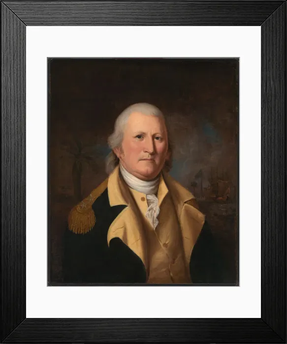Framed Print : William Moultrie, 1782. Creator: Charles Willson Peale Framed Print : William Moultrie, 1782. Creator: Charles Willson Peale