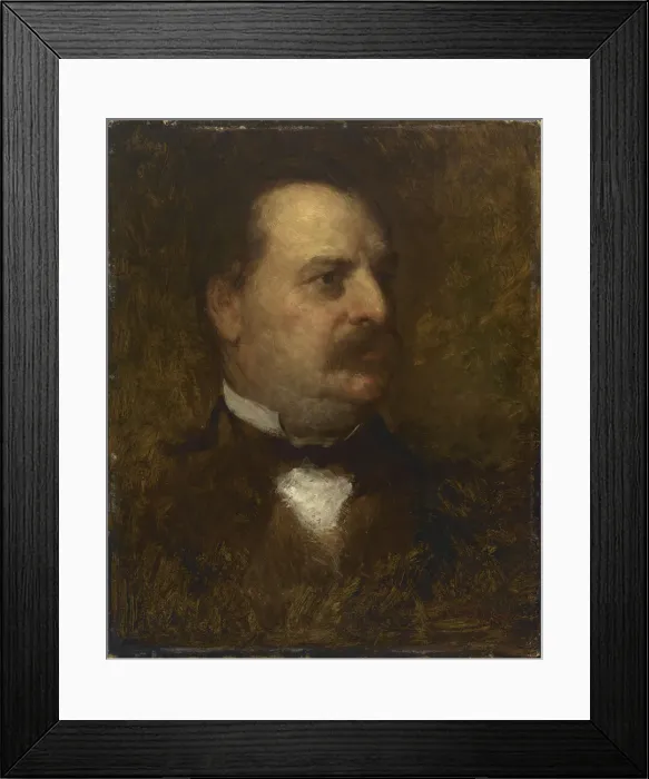 Framed Print : Grover Cleveland, 1884. Creator: Eastman Johnson Framed Print : Grover Cleveland, 1884. Creator: Eastman Johnson