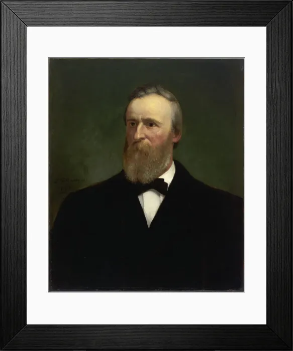 Framed Print : Rutherford B. Hayes, 1881. Creator: Eliphalet Frazer Andrews Framed Print : Rutherford B. Hayes, 1881. Creator: Eliphalet Frazer Andrews