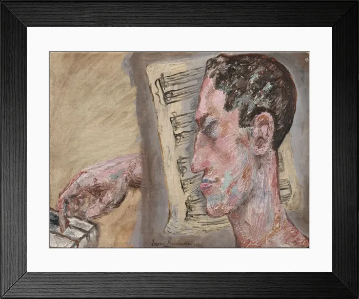 Framed Print : George Gershwin Self-Portrait, 1934. Creator: George Gershwin Framed Print : George Gershwin Self-Portrait, 1934. Creator: George Gershwin