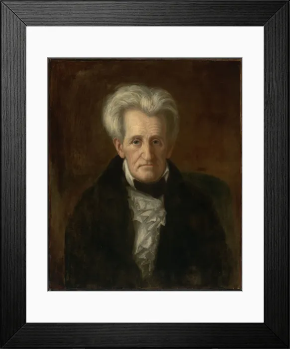 Framed Print : Andrew Jackson, 1861. Creator: George Peter Alexander Healy Framed Print : Andrew Jackson, 1861. Creator: George Peter Alexander Healy