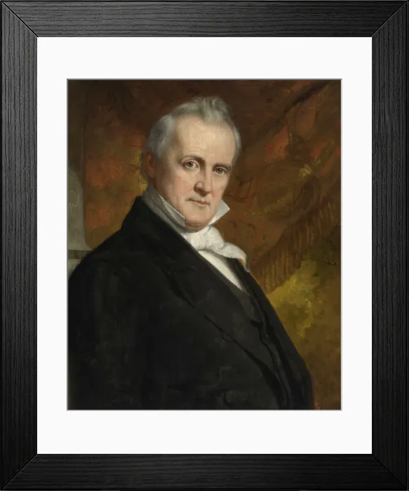 Framed Print : James Buchanan, September 28, 1859. Creator: George Peter Alexander Healy Framed Print : James Buchanan, September 28, 1859. Creator: George Peter Alexander Healy