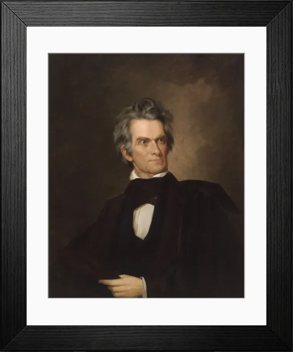 Framed Print : John C. Calhoun, c. 1845. Creator: George Peter Alexander Healy Framed Print : John C. Calhoun, c. 1845. Creator: George Peter Alexander Healy