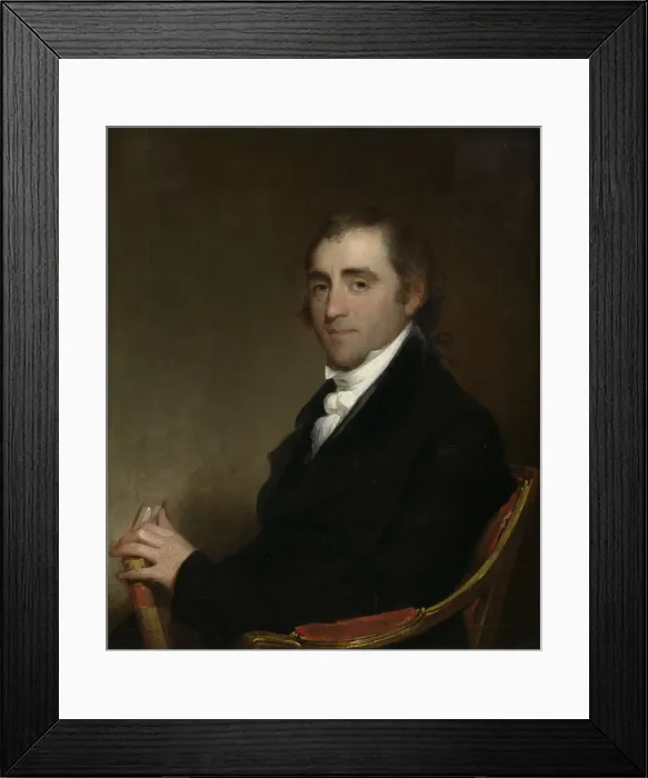 Framed Print : Fisher Ames, c. 1807. Creator: Gilbert Stuart Framed Print : Fisher Ames, c. 1807. Creator: Gilbert Stuart