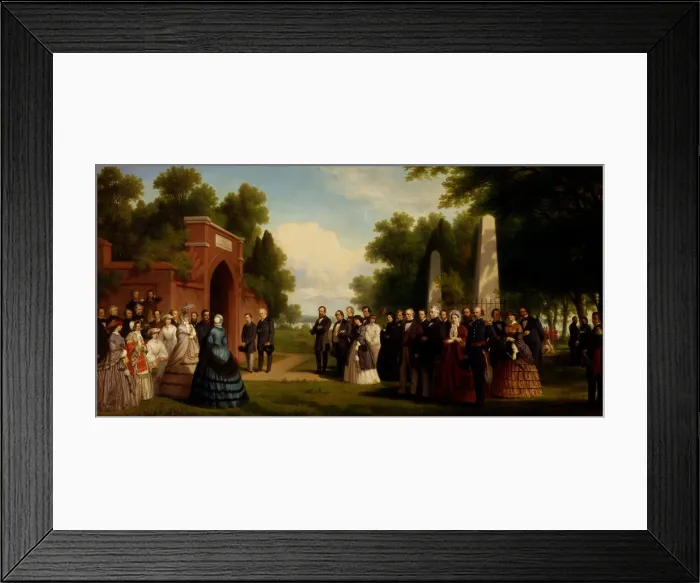 Framed Print : Visit of the Prince of Wales, President Buchanan, and Dignitaries to the Tomb of Framed Print : Visit of the Prince of Wales, President Buchanan, and Dignitaries to the Tomb of