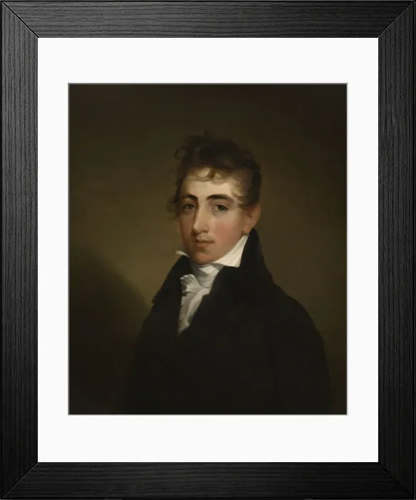Framed Print : Thomas Ash II, 1807. Creator: Thomas Sully Framed Print : Thomas Ash II, 1807. Creator: Thomas Sully