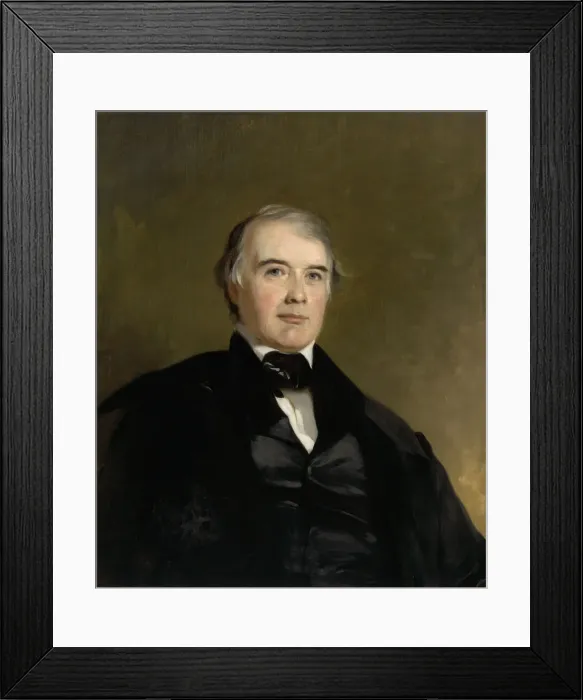Framed Print : James Pollard Espy, 1849. Creator: Thomas Sully Framed Print : James Pollard Espy, 1849. Creator: Thomas Sully