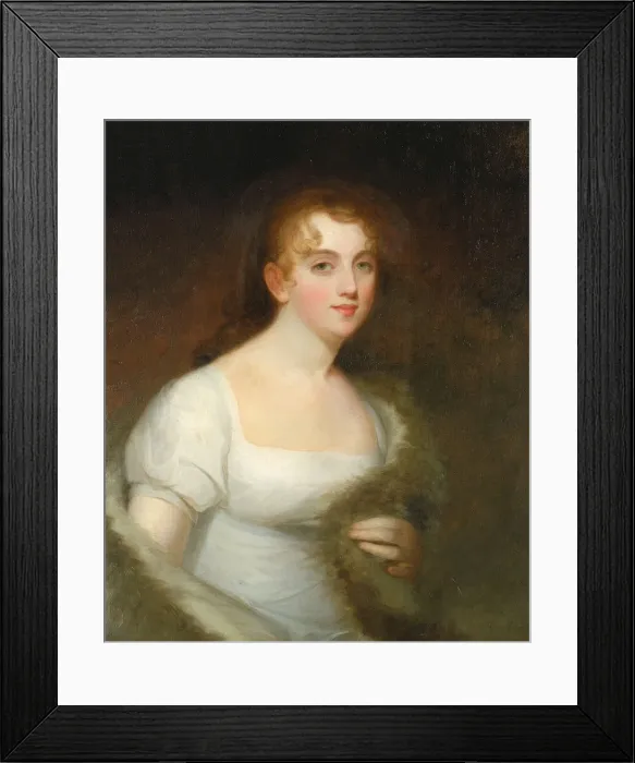 Framed Print : Mary Abigail Willing Coale, 1809. Creator: Thomas Sully Framed Print : Mary Abigail Willing Coale, 1809. Creator: Thomas Sully