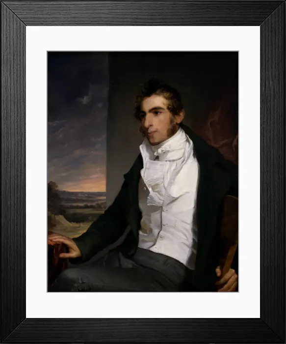 Framed Print : Daniel La Motte, 1812-1813. Creator: Thomas Sully Framed Print : Daniel La Motte, 1812-1813. Creator: Thomas Sully