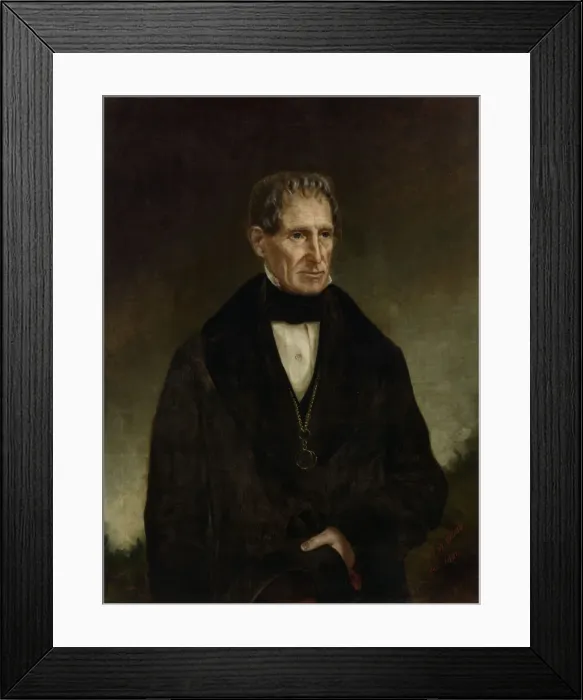 Framed Print : Richard Rush, 1856. Creator: Thomas Waterman Wood Framed Print : Richard Rush, 1856. Creator: Thomas Waterman Wood