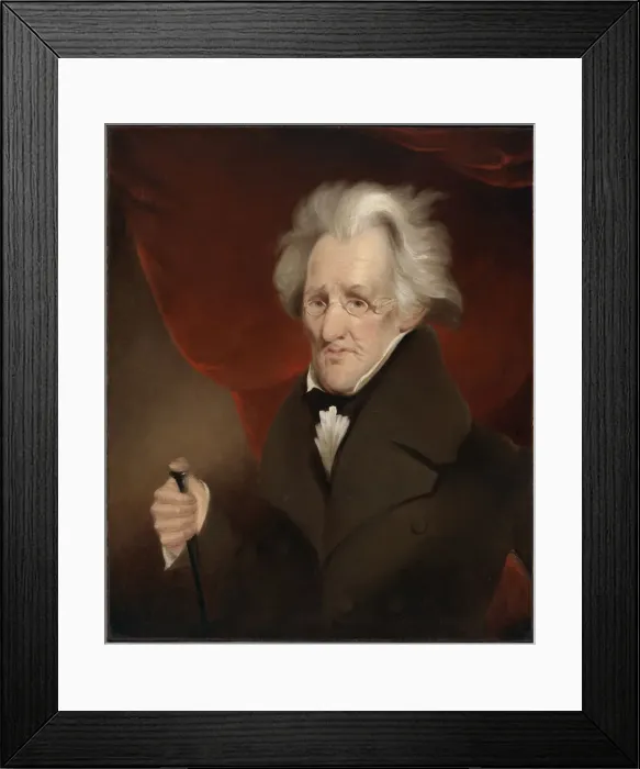 Framed Print : Andrew Jackson, 1840. Creator: Trevor Thomas Fowler Framed Print : Andrew Jackson, 1840. Creator: Trevor Thomas Fowler