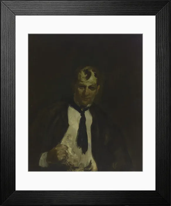 Framed Print : George Benjamin Luks, 1899. Creator: William James Glackens Framed Print : George Benjamin Luks, 1899. Creator: William James Glackens